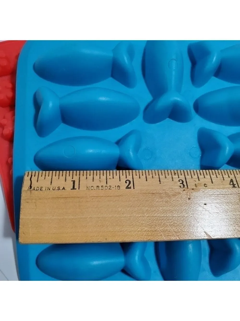 Lot of 3 mini bear gummy fish molds crafting ice cubes